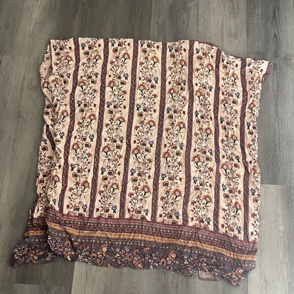 Angie Kimono Duster NEW Floral Boho Rayon Swim Coverup Vacation - Picture 7 of 9